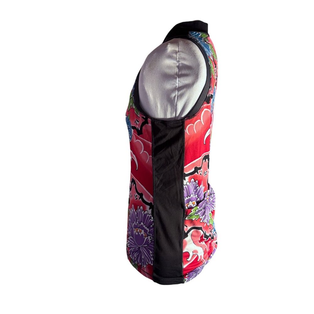Ymx Floral Sleeveless Cycling Jersey XS - Picture 8 of 9